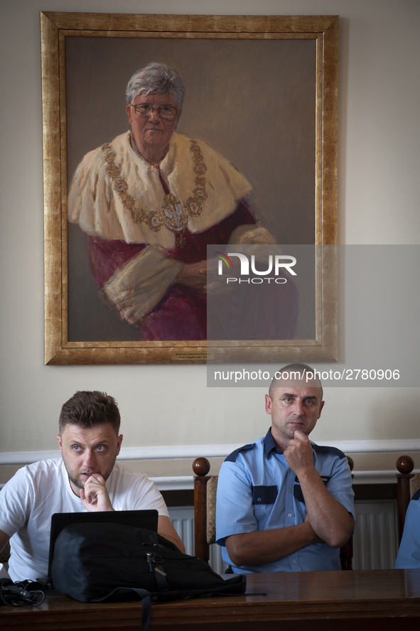 Students protest the changes in the higher education law in Warsaw, Poland on June 5, 2018. The new Gowin law the students say will severely...