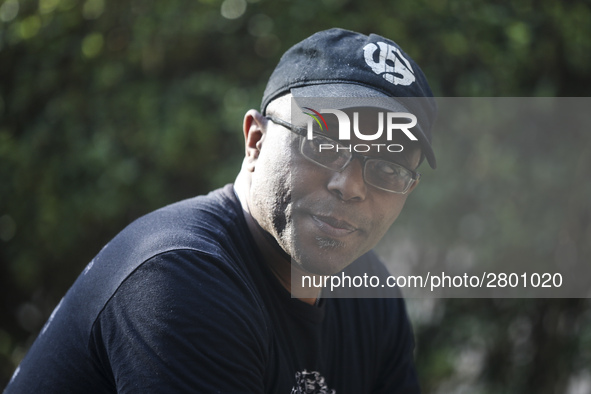 Tyehimba Jess, 2017 Pulitzer Prize Winner in Poetry, meets with Polish students who are occupying the Department of Philosophy of Jagielloni...