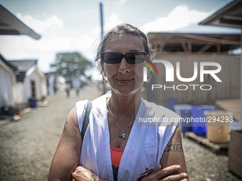 Dr. Athena Viscusi, responsible for the mental health section, has been in Liberia since the 19th of September. "I worked in Cholera in Hait...