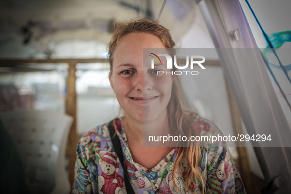 A 25-year-old nurse from Belgium, "I like adventures, I like being a nurse, I like to travel and experience people, and I worked in a hospit...