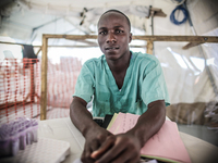 A 31-year-old physician assistant, who has been with MSF since March. "The physician assistant's association said we need volunteers, I deci...