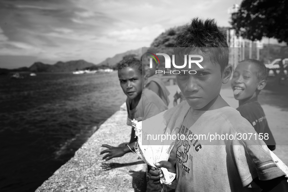 Street kids in central Dili. 