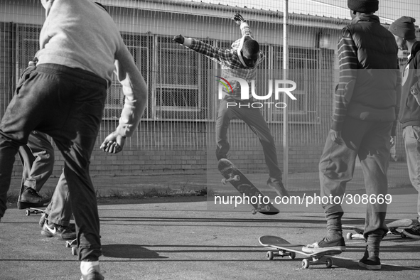  Cape Town skateboarder Rayne Luche Moses instigated the grassroots Nebula Skate of Mind initiative to develop skills in underprivileged com...