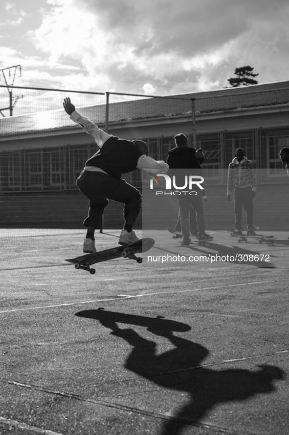  Cape Town skateboarder Rayne Luche Moses instigated the grassroots Nebula Skate of Mind initiative to develop skills in underprivileged com...