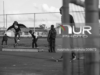  Cape Town skateboarder Rayne Luche Moses instigated the grassroots Nebula Skate of Mind initiative to develop skills in underprivileged com...