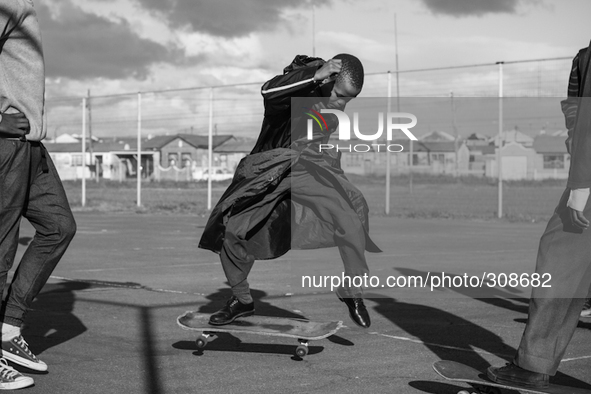  Cape Town skateboarder Rayne Luche Moses instigated the grassroots Nebula Skate of Mind initiative to develop skills in underprivileged com...