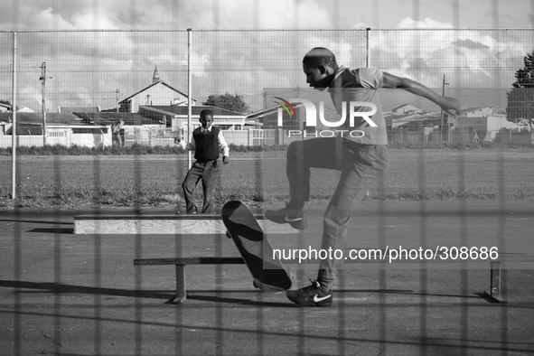  Cape Town skateboarder Rayne Luche Moses instigated the grassroots Nebula Skate of Mind initiative to develop skills in underprivileged com...