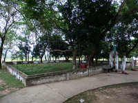 Dolura Martyrs' Square from the entrance point.
Its been 43 years since Bangladesh got independence but yet there are thousands of martyrs...