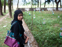 A woman came to pay a visit to his uncles grave. Often many visitors come to visit the graveyard of their loved ones. 
Its been 43 years si...