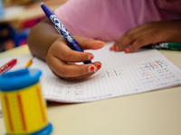 Daily life at a Primary School in Naples, Italy on September 06,2018 (