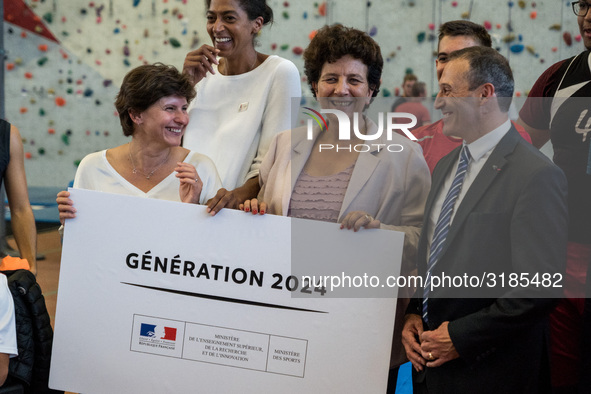 Frédérique VIDAL, Minister of Higher Education, and Roxana MARACINEANU, Sports Minister, launch the label
Generation 2024 on the occasion o...