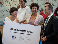 Frédérique VIDAL, Minister of Higher Education, and Roxana MARACINEANU, Sports Minister, launch the label
Generation 2024 on the occasion o...