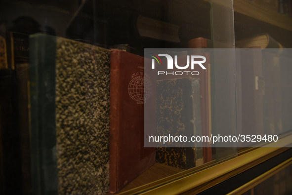 Old books in the library of Chalkida