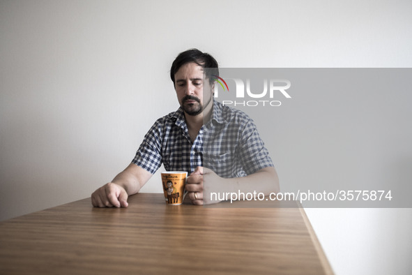 Tommaso Perina, waiting to meet the children. He lives in Tokyo since 2003 he married his wife in 2012. They have two children. On 19 Decemb...