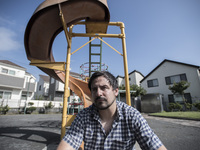 Tommaso Perina, waiting to meet the children. He lives in Tokyo since 2003 he married his wife in 2012. They have two children. On 19 Decemb...