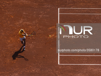 BARCELONA, SPAIN - APRIL 26: Rafael Nadal from Spain during the Barcelona Open Banc Sabadell 66º Trofeo Conde de Godo  at Reial Club Tenis B...