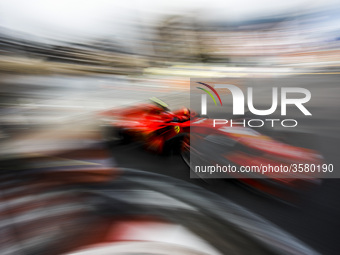 07 Kimi Raikkonen from Finland Scuderia Ferrari SF71H during the Monaco Formula One Grand Prix  at Monaco on 24th of May, 2018 in Montecarlo...