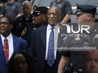 US Entertainer Bill Cosby arrives for a scenting hearing at the Montgomery County Courthouse, in Norristown, PA, on September 24, 2018. Cosb...