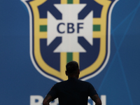 Neymar during Brazil training at 2018 FIFA World Cup, in Moscow, Russia, on June 29, 2018 (