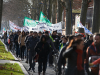 Several schoolteachers unions and two students unions (UNL, FIDL) called for a day of strike against Minister of Education J.-M. Blanquer re...