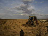 2014 - Turkey - Ilisu dam - Hasankeyf - Farmer at work (