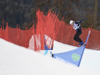 Christian Ruud Myhre from Norway, during a Men's Snowboardcross Qualification round, at FIS Snowboard World Championship 2015, in Kreischber...