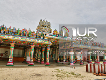 Madduvil Panriththalaichchi Amman Kovil (Madduvil Panriththalachchi Amman Hindu Temple) in Madduvil, Jaffna, Northern Province, Sri Lanka. (