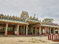 Madduvil Panriththalaichchi Amman Kovil (Madduvil Panriththalachchi Amman Hindu Temple) in Madduvil, Jaffna, Northern Province, Sri Lanka. (