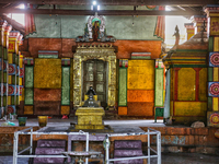 Interior of the Madduvil Panriththalaichchi Amman Kovil (Madduvil Panriththalachchi Amman Hindu Temple) in Madduvil, Jaffna, Northern Provin...