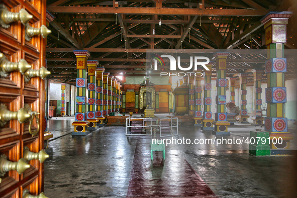 Interior of the Madduvil Panriththalaichchi Amman Kovil (Madduvil Panriththalachchi Amman Hindu Temple) in Madduvil, Jaffna, Northern Provin...