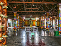 Interior of the Madduvil Panriththalaichchi Amman Kovil (Madduvil Panriththalachchi Amman Hindu Temple) in Madduvil, Jaffna, Northern Provin...