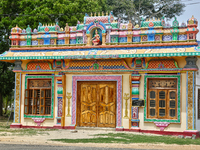 Small building on the gounds of the Madduvil Panriththalaichchi Amman Kovil (Madduvil Panriththalachchi Amman Hindu Temple) in Madduvil, Jaf...