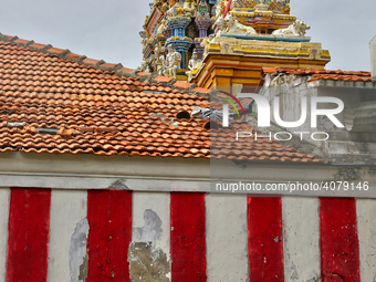 Madduvil Panriththalaichchi Amman Kovil (Madduvil Panriththalachchi Amman Hindu Temple) in Madduvil, Jaffna, Northern Province, Sri Lanka. (