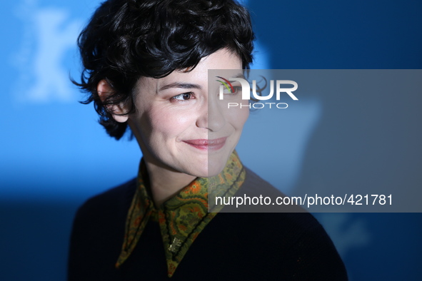 Audrey Tautou  attends the International Jury photo call and press conference during the 65th Berlinale International Film Festival at Hotel...
