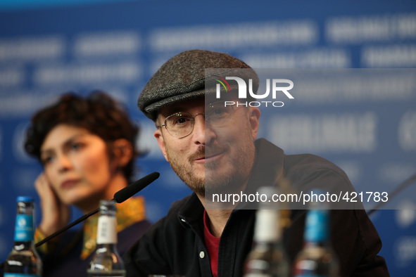Darren Aronofsky attends  the International Jury photo call and press conference during the 65th Berlinale International Film Festival on Fe...