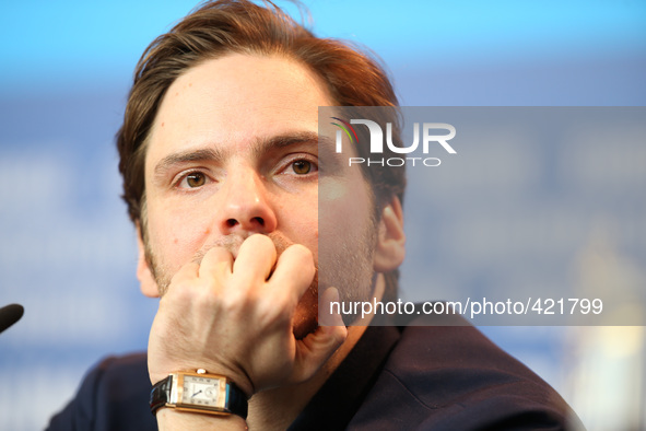 Daniel Bruehl attends  the  International Jury photo call and press conference during the 65th Berlinale International Film Festival on Febr...