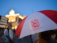 A small group of teachers, activists and members of the opposition gathered in Krakow's Main Square this evening during a protest.
Earlier t...