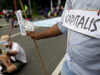 Thousand of labours from various labour organizations commemorating the International Labour Day or knows as May Day in Jakarta on May 1, 20...