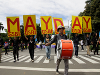 Thousand of labours from various labour organizations commemorating the International Labour Day or knows as May Day in Jakarta on May 1, 20...