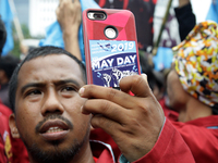 Thousand of labours from various labour organizations commemorating the International Labour Day or knows as May Day in Jakarta on May 1, 20...