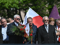 Representatives of leftist circles met at Daszynski Avenue to celebrate May Day outside the Monument to the Military Actions of the Proletar...