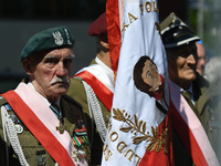 Representatives of leftist circles met at Daszynski Avenue to celebrate May Day outside the Monument to the Military Actions of the Proletar...