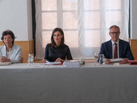 Queen Letizia of Spain visits a traditional Students Residence (Residencia de Estudiantes) on June 06, 2019 in Madrid, Spain.  (