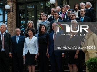 Queen Letizia of Spain visits a traditional Students Residence (Residencia de Estudiantes) on June 06, 2019 in Madrid, Spain.  (