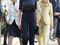 Queen Letizia of Spain visits a traditional Students Residence (Residencia de Estudiantes) on June 06, 2019 in Madrid, Spain. (