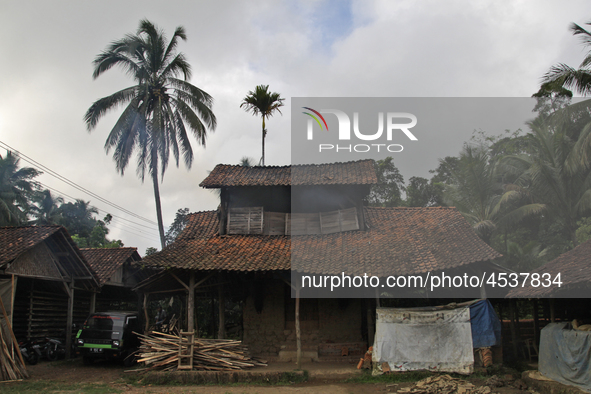 Furnance house for burning tile in clay tile factories at Pakuncen sub-district, Banyumas regency, Central Java province, on June 16, 2019....