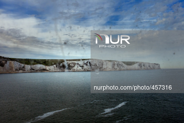 A view on the port of Dover, England. Seen from the window of a ferri approaching the port. Calais, France, June 2014.

For the last 20 ye...