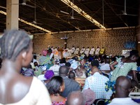 Christian worship in the city of Dano, the inhabitants are divided between Catholics and Muslims in a peaceful coexistence
"The land of hon...