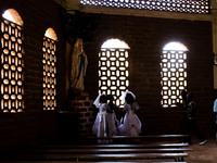 Christian worship in the city of Dano, the inhabitants are divided between Catholics and Muslims in a peaceful coexistence
"The land of hon...