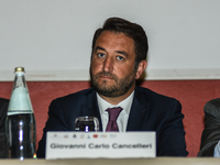 The undersecretary Gian Carlo Cancelleri In the Ernesto Ascione school in Palermo, during Mille Periferie, the network for urban regeneratio...